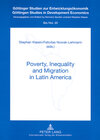 Buchcover Poverty, Inequality and Migration in Latin Amerika