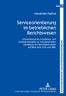 Buchcover Serviceorientierung im betrieblichen Berichtswesen