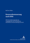 Buchcover Konzernbesteuerung nach IFRS