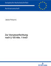 Buchcover Zur Vorsatzanfechtung nach § 133 Abs. 1 InsO