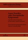 Buchcover Amor Pontifex oder Europäische Epigramme