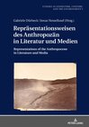 Buchcover Repräsentationsweisen des Anthropozän in Literatur und Medien