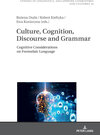 Buchcover Culture, Cognition, Discourse and Grammar