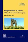 Buchcover Refugee Policies in Europe