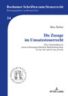 Buchcover Die Zusage im Umsatzsteuerrecht