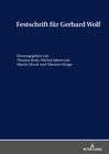 Buchcover Festschrift für Gerhard Wolf