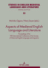 Buchcover Aspects of Medieval English Language and Literature