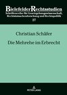 Buchcover Die Mehrehe im Erbrecht