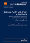 Buchcover Leitung, Recht und Arbeit in der Kirche