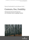 Buchcover Contents, Use, Usability