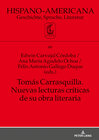 Buchcover Tomás Carrasquilla. Nuevas lecturas críticas de su obra literaria