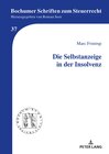 Buchcover Die Selbstanzeige in der Insolvenz