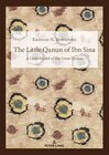 Buchcover The Little Qanun of Ibn Sina