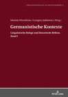 Buchcover Germanistische Kontexte