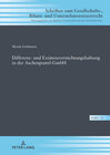 Buchcover Differenz- und Existenzvernichtungshaftung in der Aschenputtel-GmbH