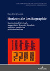 Buchcover Horizontale Lexikographie