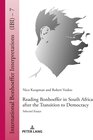 Buchcover Reading Bonhoeffer in South Africa after the Transition to Democracy