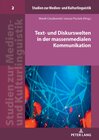 Buchcover Text- und Diskurswelten in der massenmedialen Kommunikation