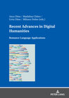 Buchcover Recent Advances in Digital Humanities