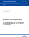 Buchcover Integration durch Familiennachzug