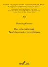 Buchcover Das internationale Nachlassinsolvenzverfahren