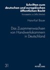 Buchcover Das Zusammenwachsen von Handwerkskammern in Deutschland