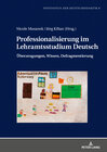 Buchcover Professionalisierung im Lehramtsstudium Deutsch