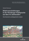Buchcover Relativsatzeinleitungen in der Nürnberger Stadtsprache aus dem 16. Jahrhundert