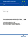 Buchcover Investmentgesellschaften nach dem KAGB