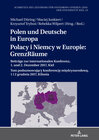 Buchcover Polen und Deutsche in Europa / Polacy i Niemcy w Europie: GrenzRäume