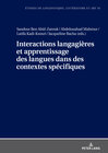 Buchcover Interactions langagières et apprentissage des langues dans des contextes spécifiques