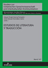 Buchcover Estudios de literatura y traducción