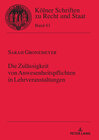 Buchcover Die Zulässigkeit von Anwesenheitspflichten in Lehrveranstaltungen