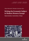 Buchcover Writing the Economic Subject in Modern Western Europe