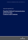 Buchcover Populist Political Communication across Europe: Contexts and Contents