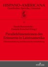 Buchcover Paralleldimensionen des Erinnerns in Lateinamerika