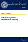 Buchcover Unterrichtungsfehler beim Betriebsübergang