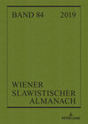 Buchcover Wiener Slawistischer Almanach Band 84/2019