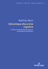 Buchcover Sémantique discursive cognitive
