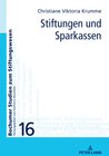 Buchcover Stiftungen und Sparkassen