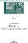 Buchcover Theodicy - From a Logical Point of View
