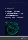 Buchcover Economic Populism in British and American Political Discourse