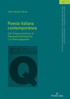 Buchcover Poesía italiana contemporánea