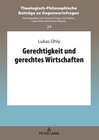 Buchcover Gerechtigkeit und gerechtes Wirtschaften