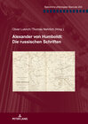 Buchcover Alexander von Humboldt: Die russischen Schriften