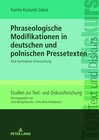Buchcover Phraseologische Modifikationen in deutschen und polnischen Pressetexten