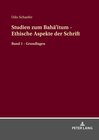 Buchcover Studien zum Bahā’ītum - Ethische Aspekte der Schrift