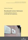 Buchcover Russlands Letzte Adressen