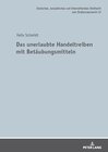 Buchcover Das unerlaubte Handeltreiben mit Betäubungsmitteln