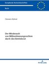 Buchcover Der Missbrauch von Mitbestimmungsrechten durch den Betriebsrat